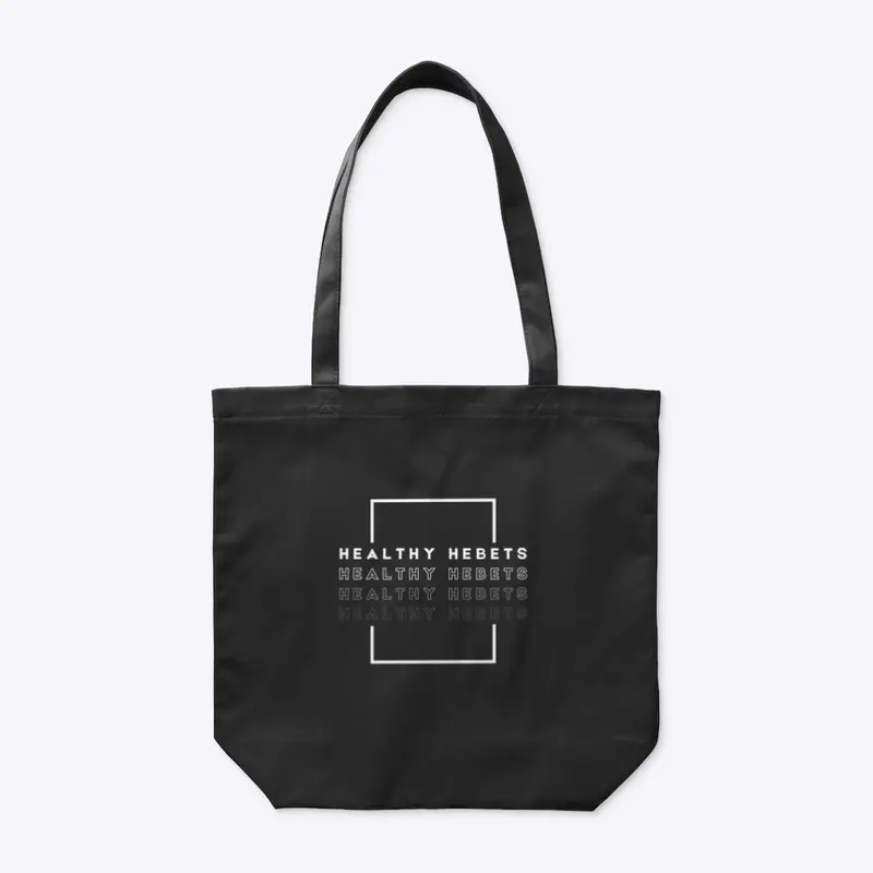 Black Tote bag - Healthy Hebets 