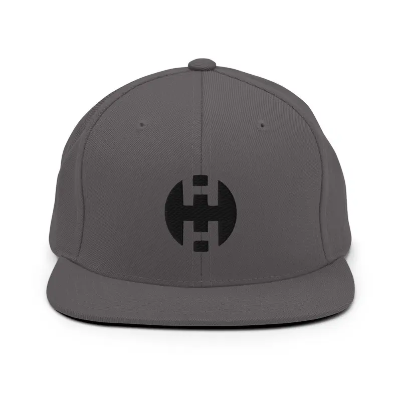 HH Dark Grey Hat with Black Logo 