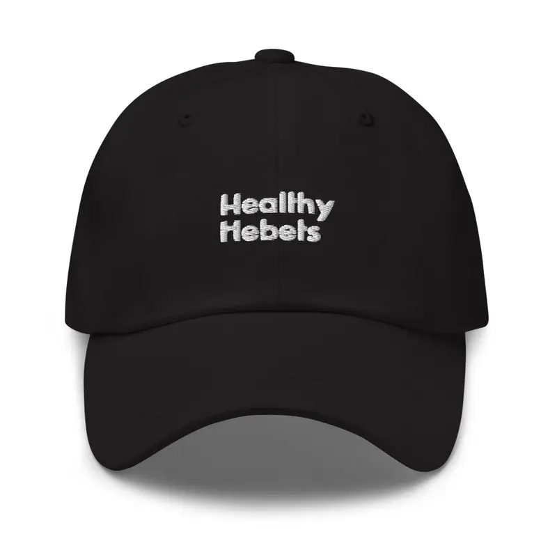 Dad Hat with White Healthy Hebets