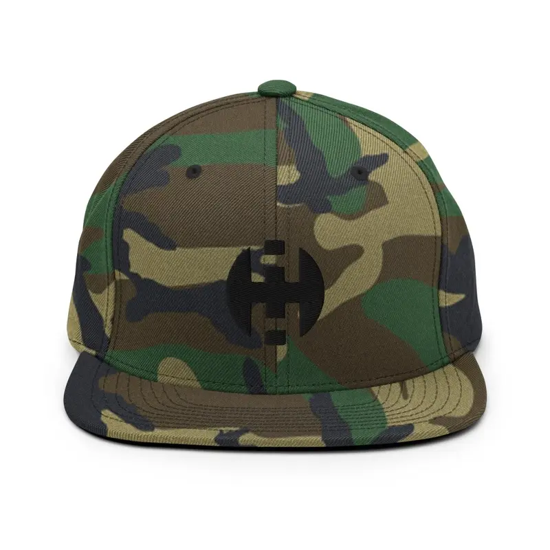 HH Camouflage Hat - Black Logo